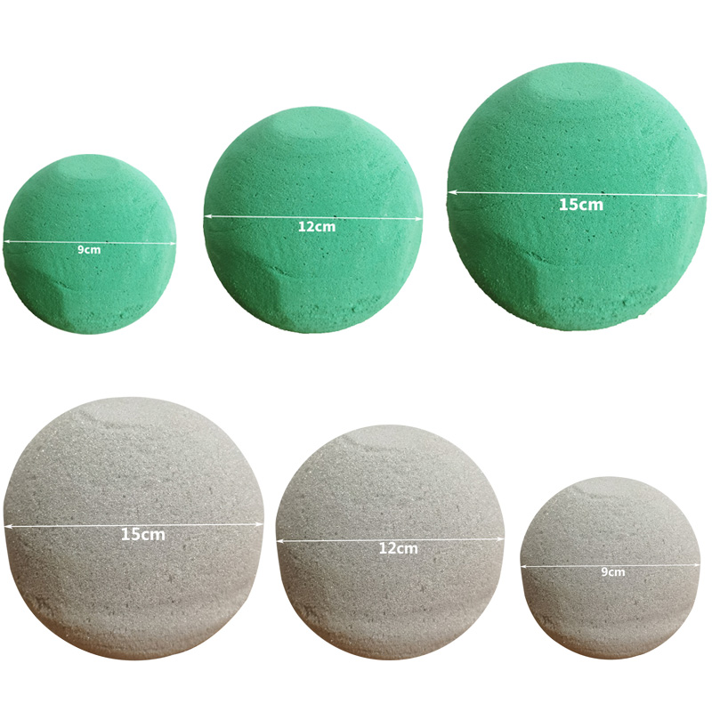 Floral Foam Oasis - 1Pc 9/12/15Cm Rond Gebloemd Schuim Blok