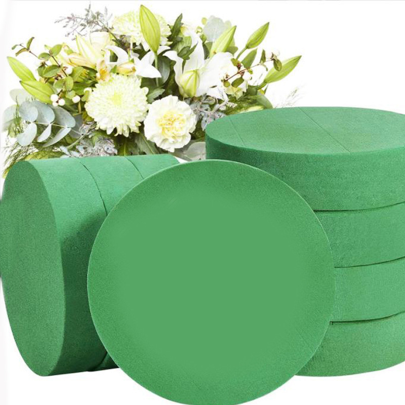 Floral Foam Oasis - 10 STKS Groen Bloemschuim rond Baksteen