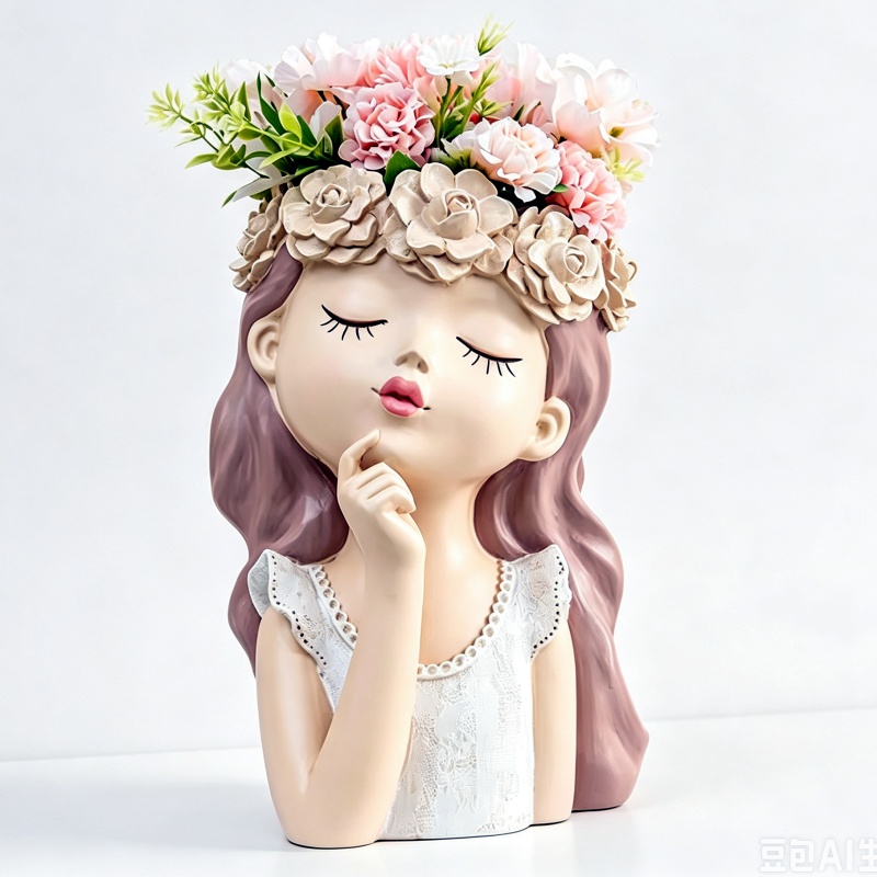 Florist Supply Vases - Contemplatieve Bloemenfee Vaas Grote Siliconen Mal