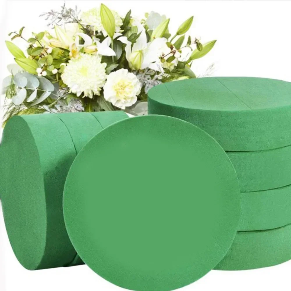 Floral Foam Oasis - 6,5'' inch ronde schuimblokken voor kunstbloemen