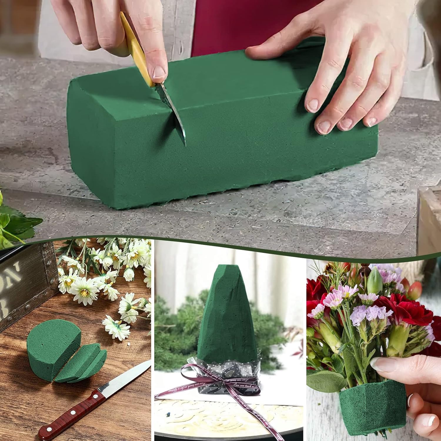 Floral Foam Oasis - Bloemschuimblok DIY Bloemarrangement Spons Droog Nat
