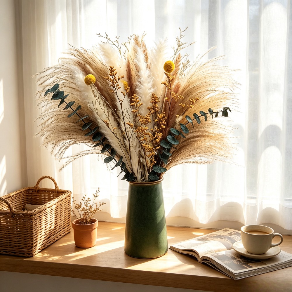 gedroogd bloemenboeket, rustie - Dried Flower Bunch recensie en prijs