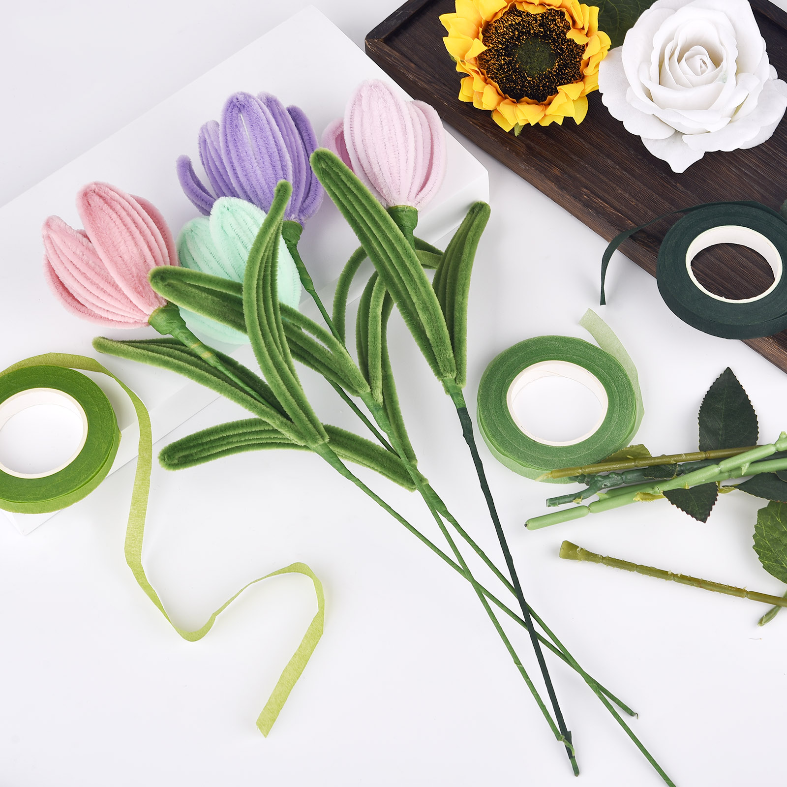 30 yards Bloemen Stem Tape Cor - Florist Flower Supply recensie en prijs