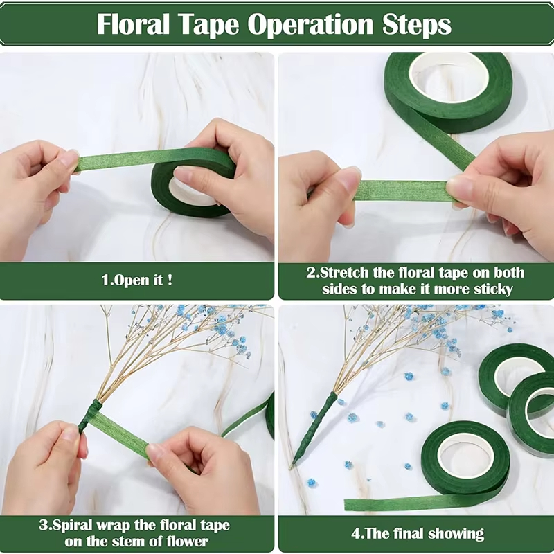 20Yards Groene Boeket Bloement - Florist Flower Supply recensie en prijs