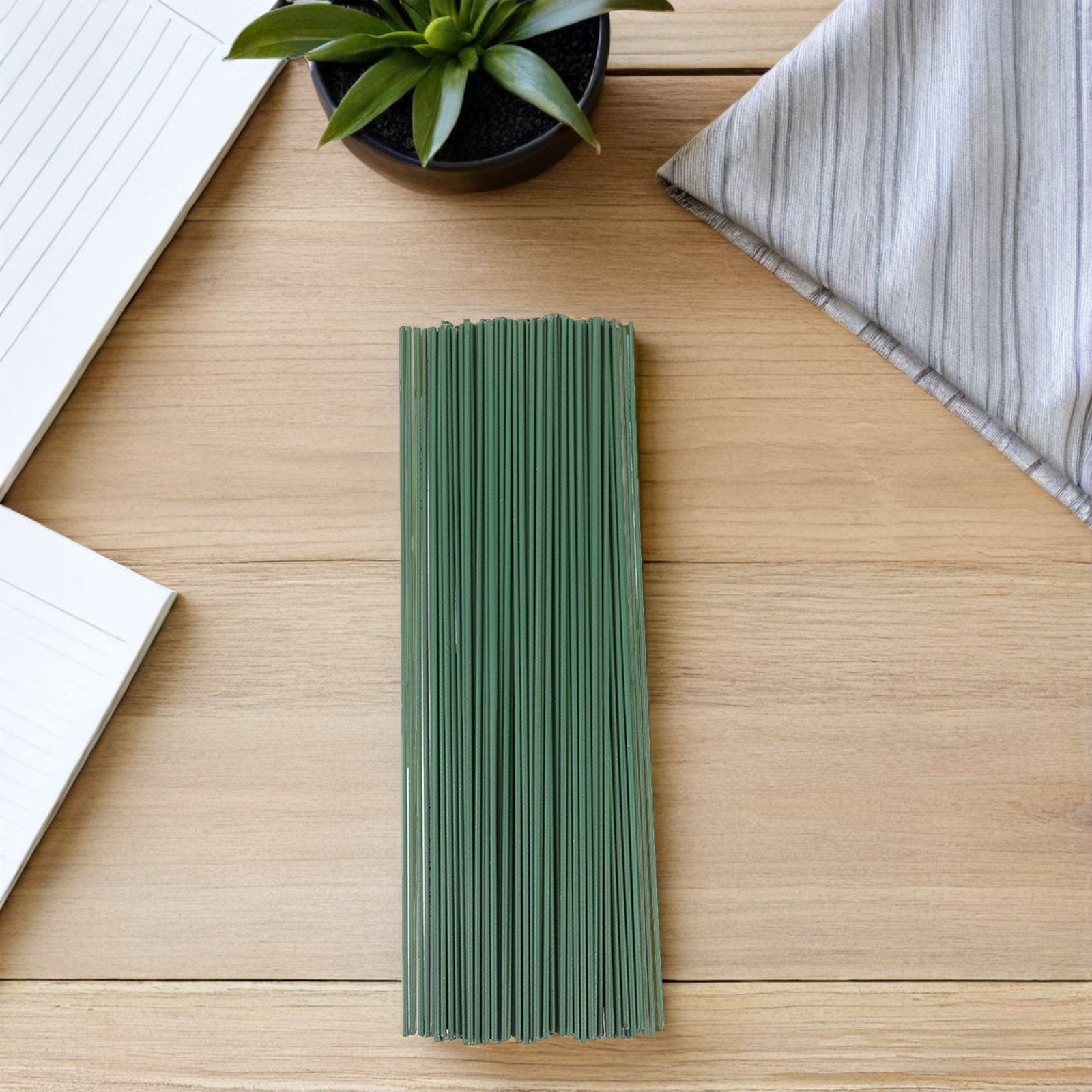 150 stuks groene metalen bloem - Florist Flower Supply recensie en prijs