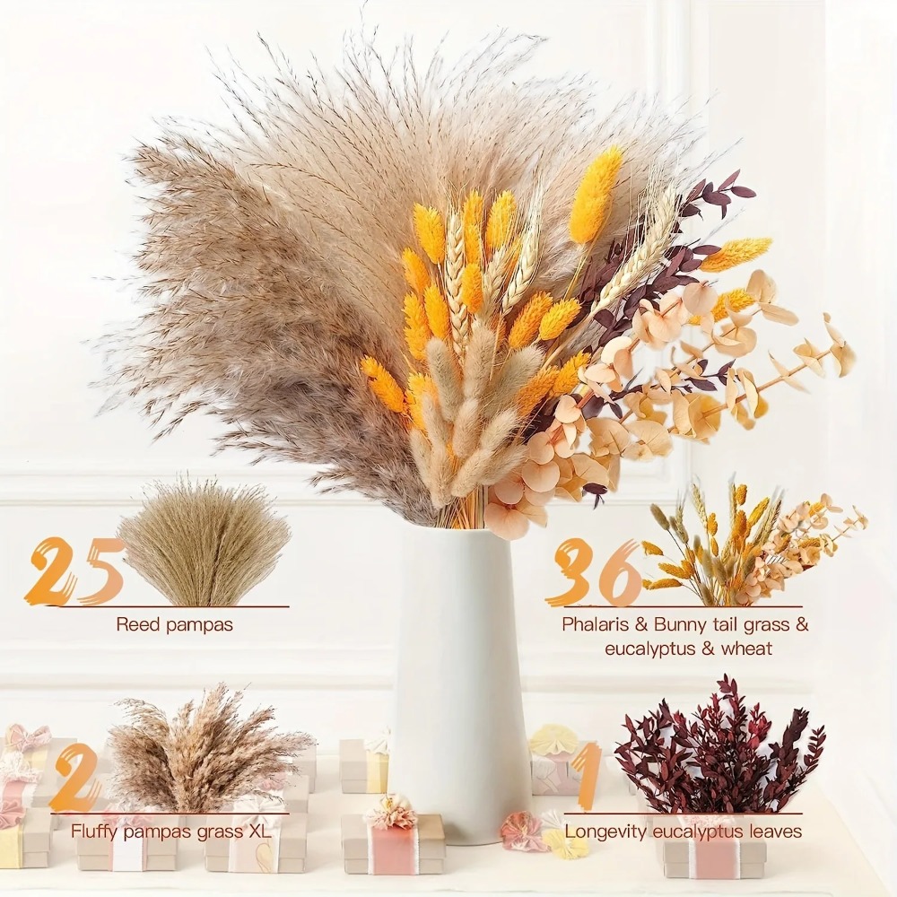 80 Stuks Natuurlijke Gedroogde - Dried Flower Bunch recensie en prijs