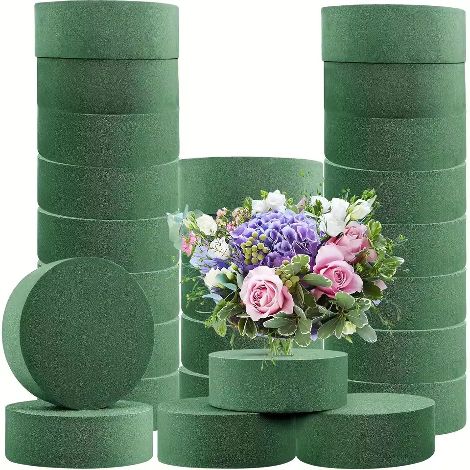 6 STKS Groene Steekschuim Rond - Floral Foam Oasis recensie en prijs
