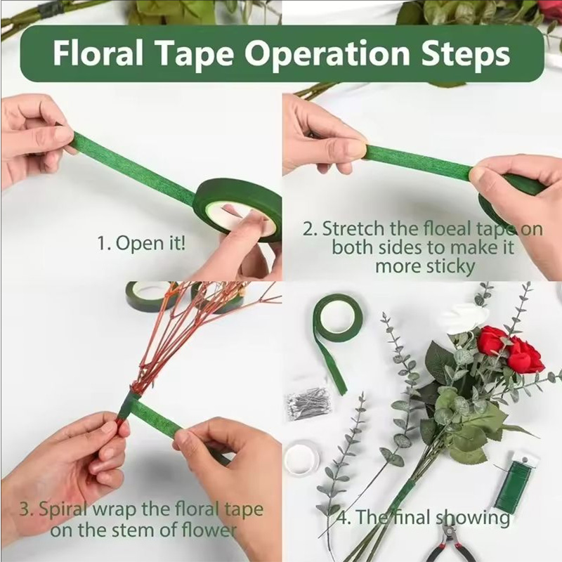 30 Yard 12MM Bloemstengeltape  - Florist Flower Supply recensie en prijs