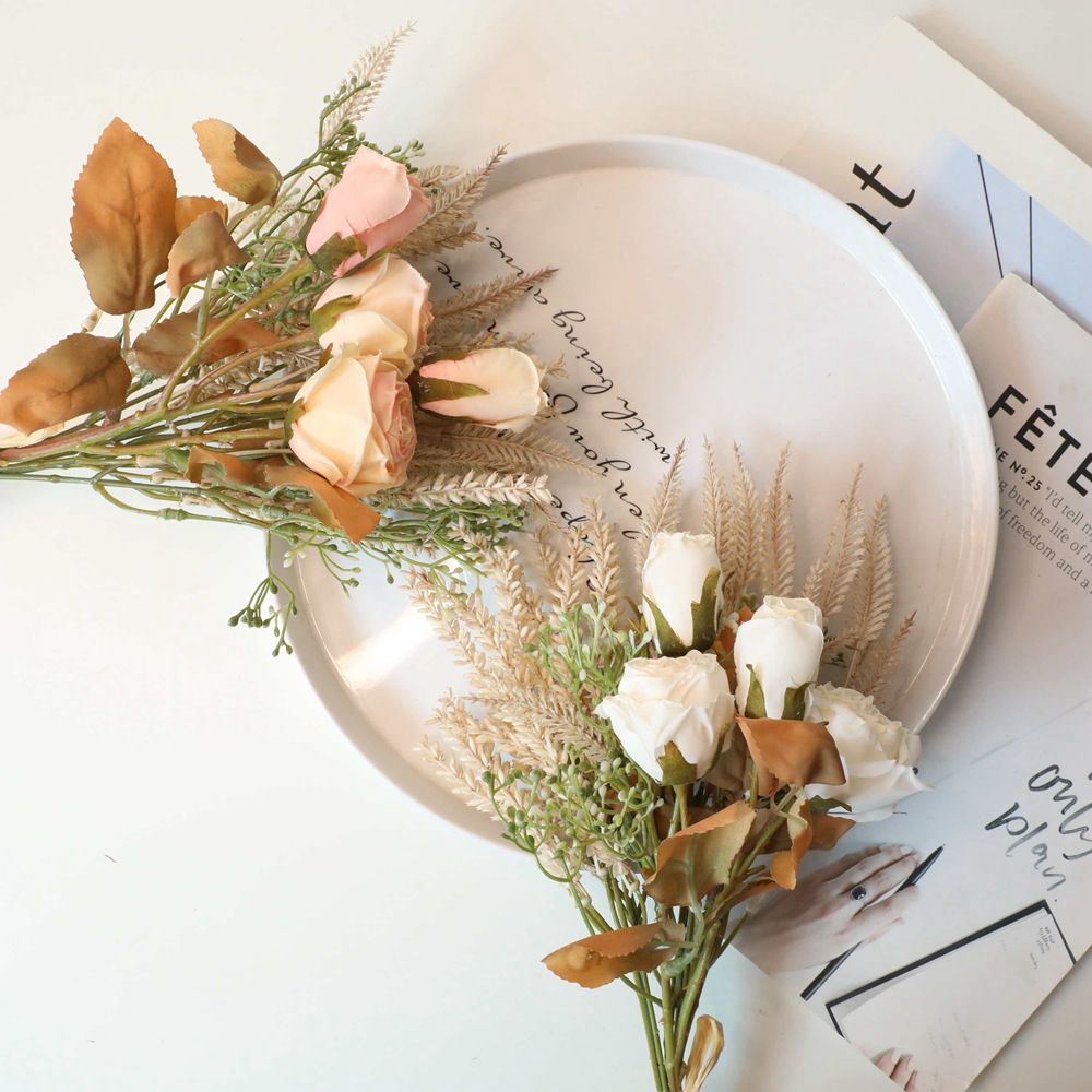 40 cm roze kunstbloem voor dec - Dried Flower Bunch recensie en prijs