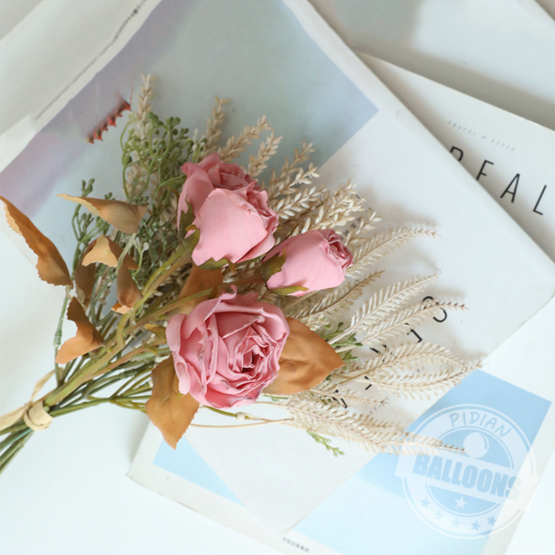 40 cm roze kunstbloem voor dec - Dried Flower Bunch recensie en prijs