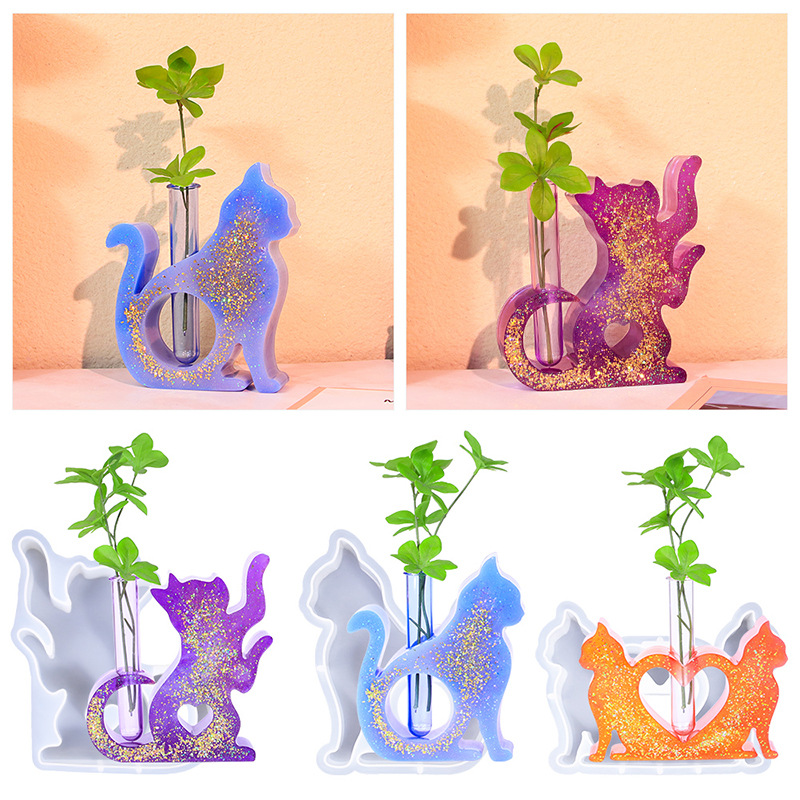 Kattenvormige Hars Mallen Vaas - Florist Supply Vases recensie en prijs