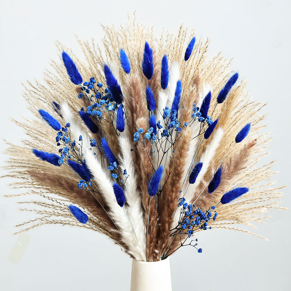 70 stks Blauwe Pampas Kunstmat - Baby Breath Dried recensie en prijs