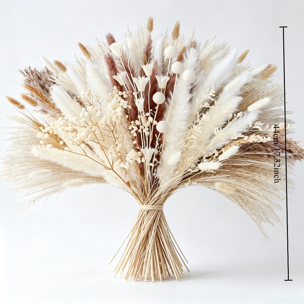 Gedroogd bloemenboeket, riet,  - Baby Breath Dried recensie en prijs